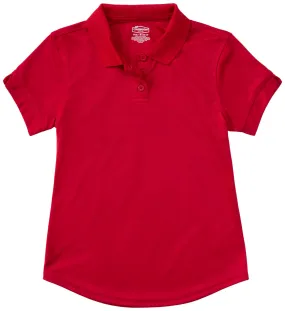 (58632) Girls Short Sleeve Moisture Wicking Polo