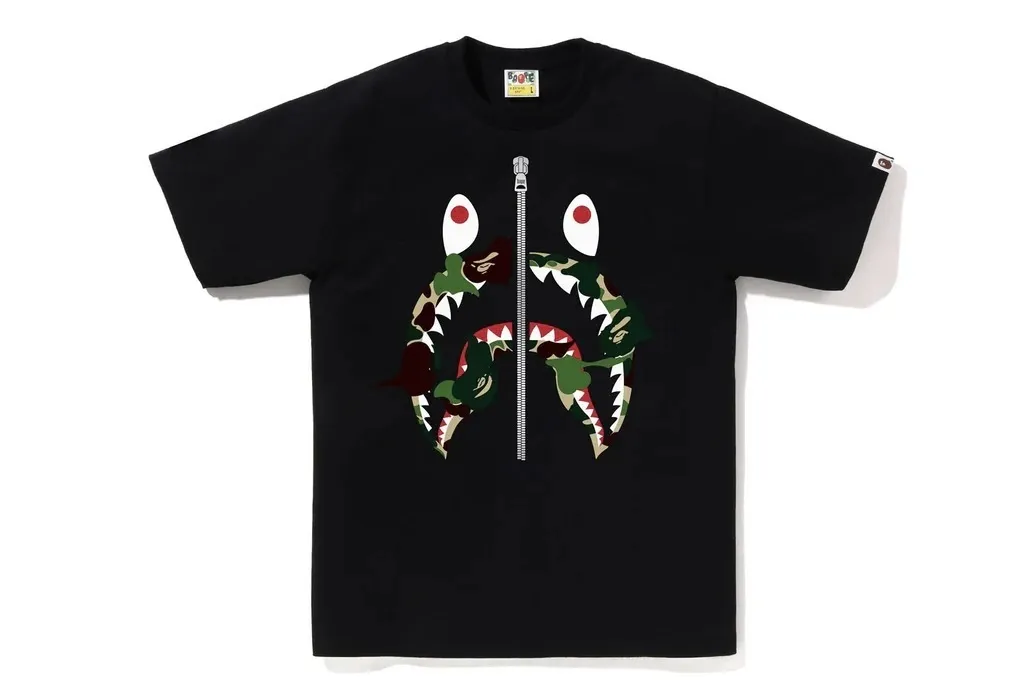 A BATHING APE  |Crew Neck Unisex Cotton Short Sleeves Logo