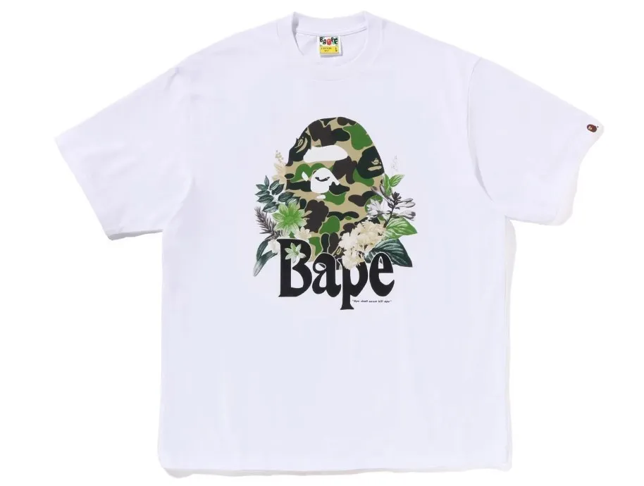 A BATHING APE  |Crew Neck Unisex Plain Other Animal Patterns Cotton