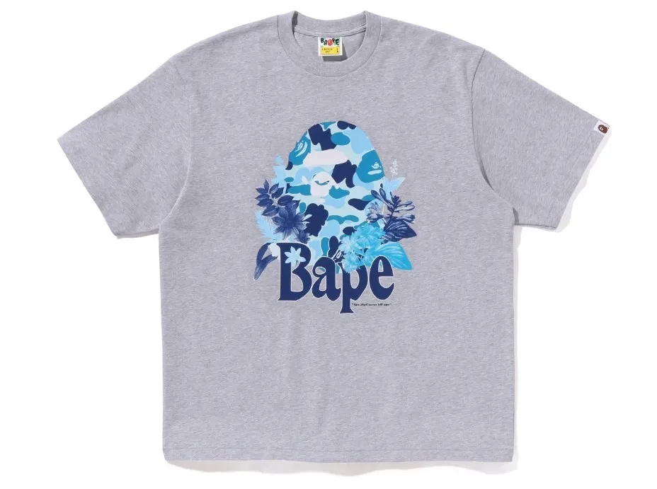 A BATHING APE  |Crew Neck Unisex Plain Other Animal Patterns Cotton