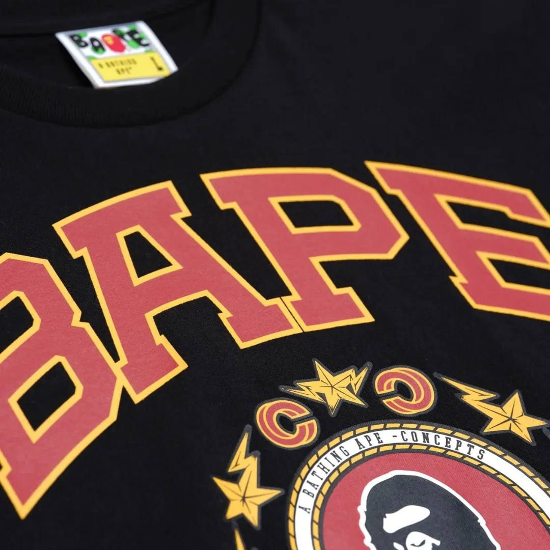 A BATHING APE  |Crew Neck Unisex Street Style Collaboration