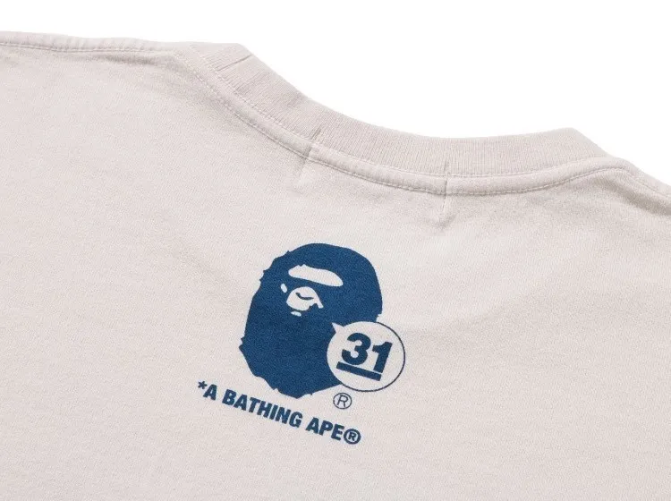 A BATHING APE  |Crew Neck Unisex Street Style Plain Cotton Short Sleeves