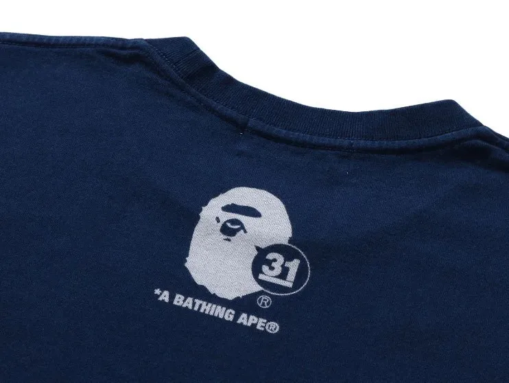 A BATHING APE  |Crew Neck Unisex Street Style Plain Cotton Short Sleeves