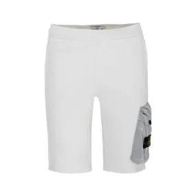 BERMUDA IN COTONE GARZATO Kids Bianco