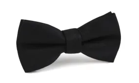 Black Cotton Bow Tie