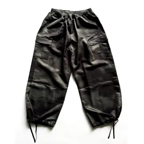 Black Washed Out Cargo Gore-flex Pants