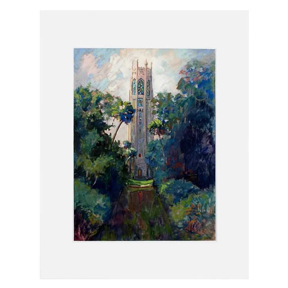 Bok Tower Matted Giclée Print