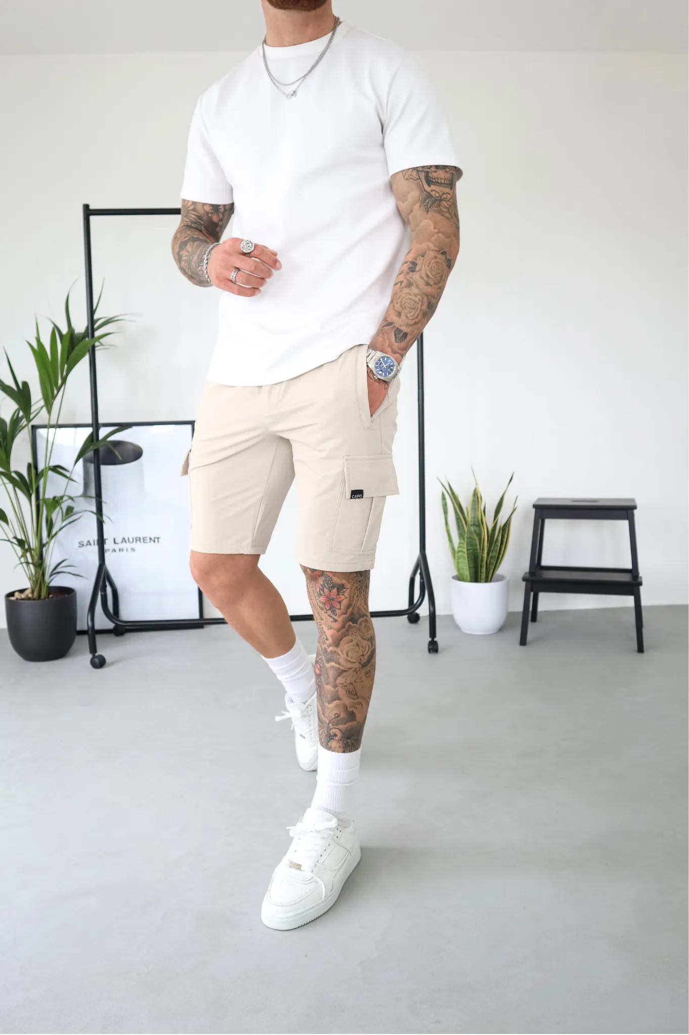 Capo UTILITY Cargo Short - Stone