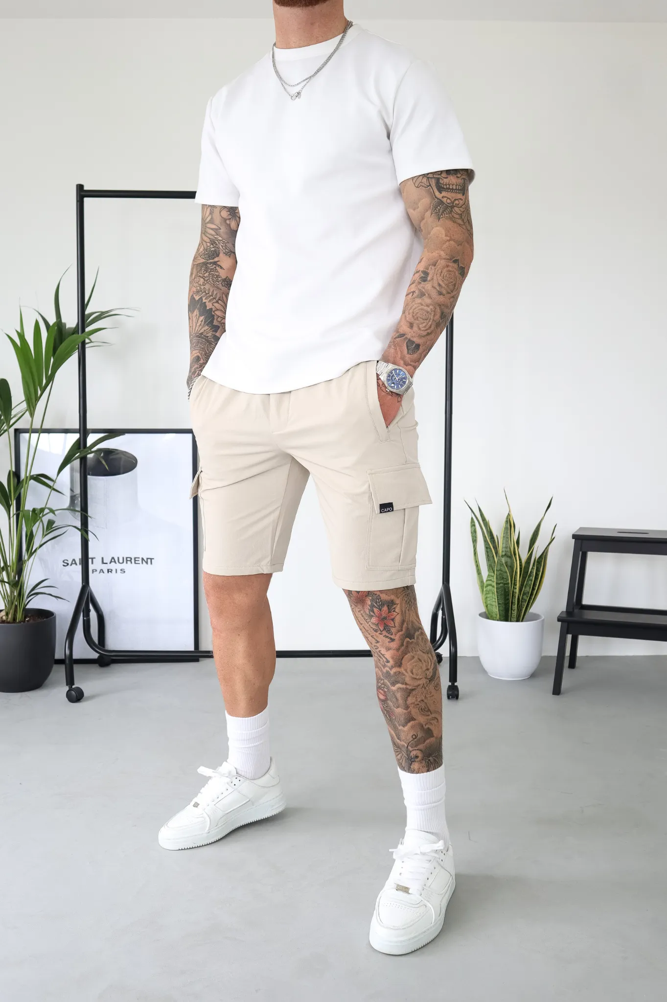 Capo UTILITY Cargo Short - Stone