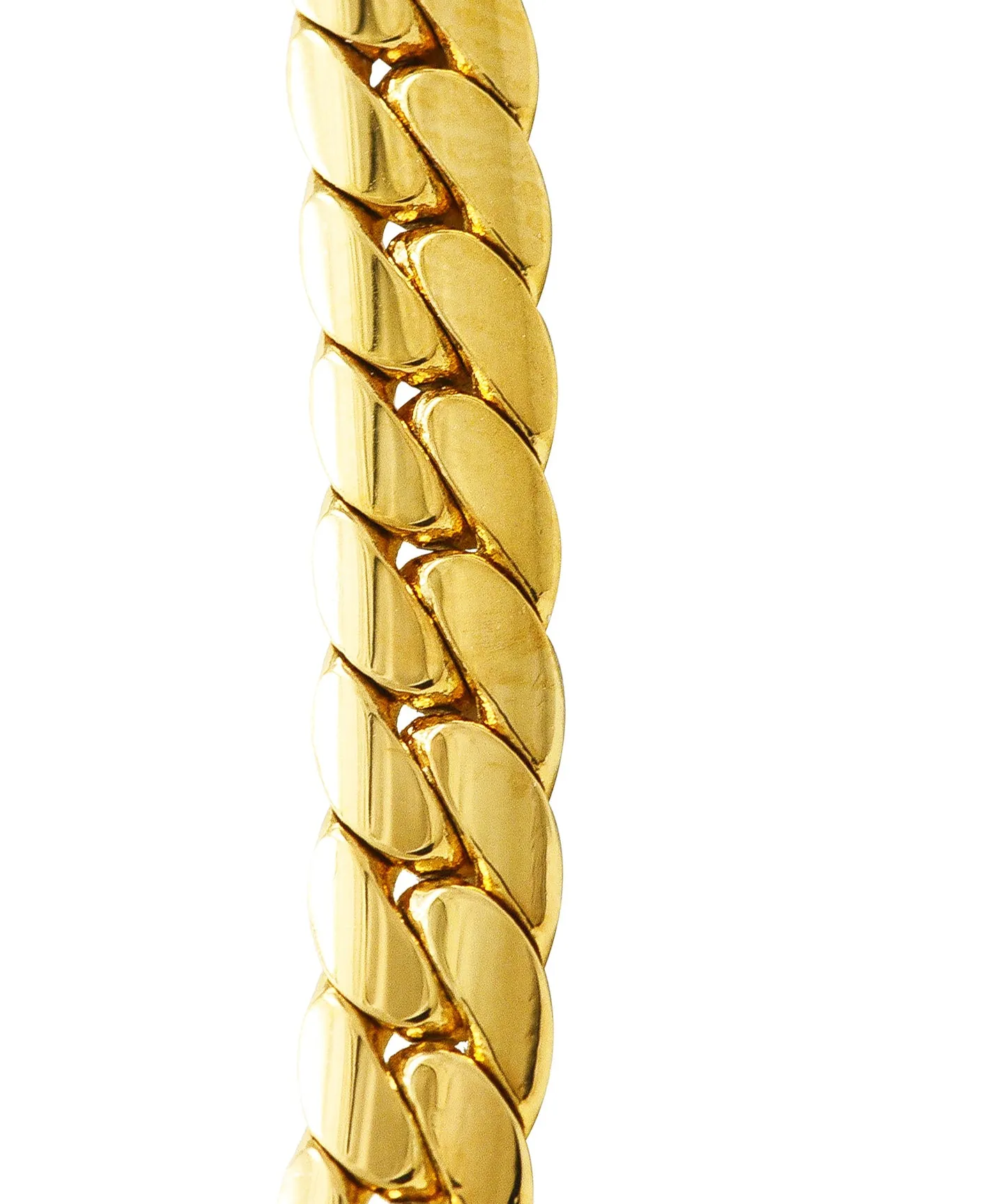 Cartier French 3.12 CTW Diamond 18 Karat Yellow Gold Agrafe Herringbone Twisted Rope Vintage Station Collar Necklace