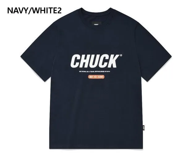 CHUCK  |Unisex Street Style Cotton Short Sleeves Logo T-Shirts