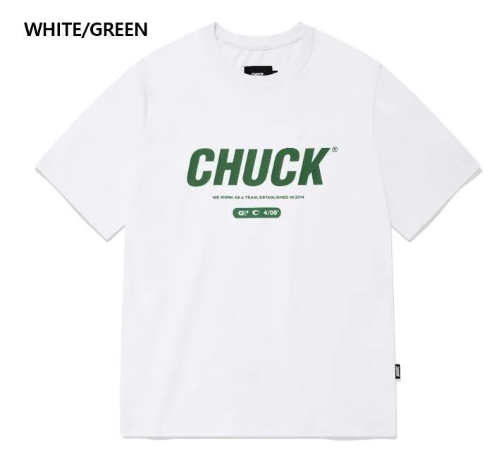 CHUCK  |Unisex Street Style Cotton Short Sleeves Logo T-Shirts