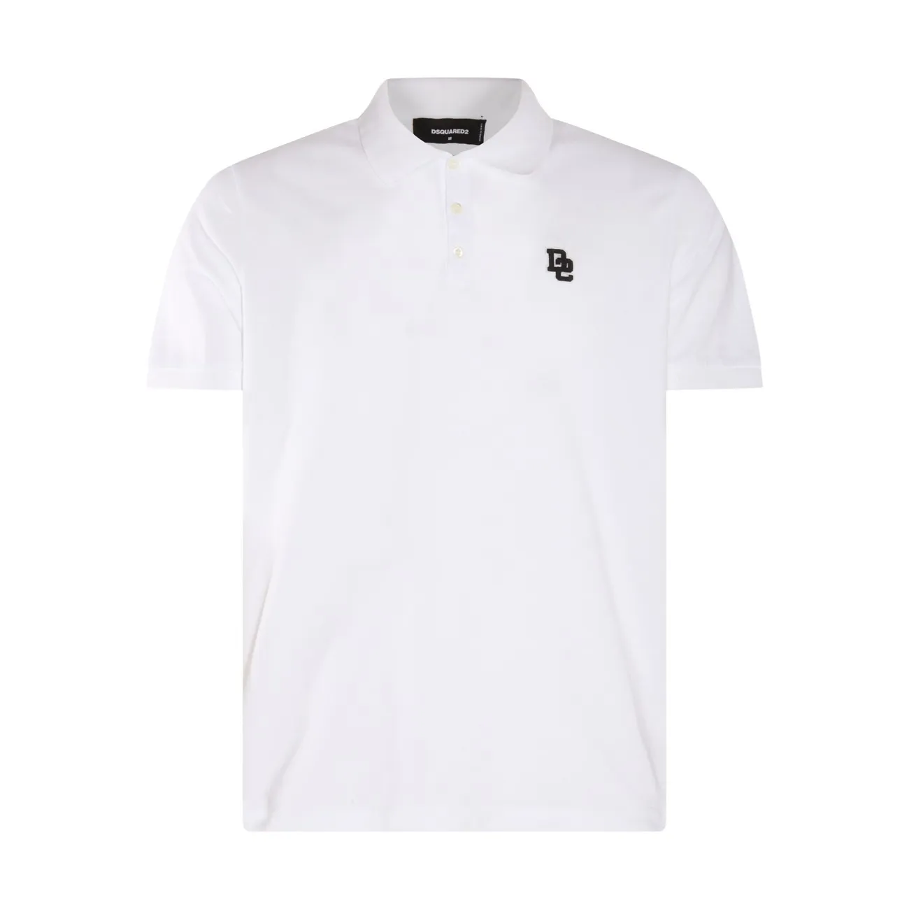 D SQUARED2  |Plain Cotton Short Sleeves Logo Luxury Polos