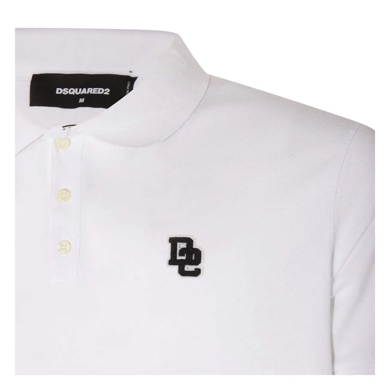 D SQUARED2  |Plain Cotton Short Sleeves Logo Luxury Polos