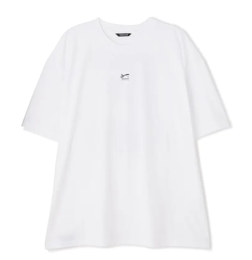 DENHAM  |Crew Neck Unisex Street Style Plain Cotton Logo Surf Style