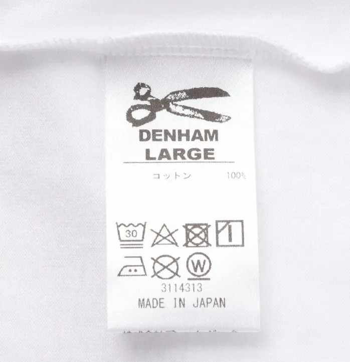 DENHAM  |Crew Neck Unisex Street Style Plain Cotton Logo Surf Style