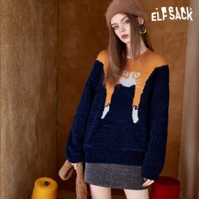 ELF SACK  |Oversized V-neck & Crew neck