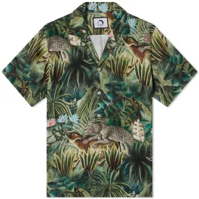 Endless Joy Jungle Print Vacation ShirtGreen & Multi