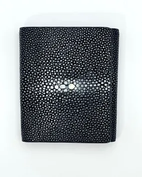 Evan Tri-Fold Shagreen Wallet