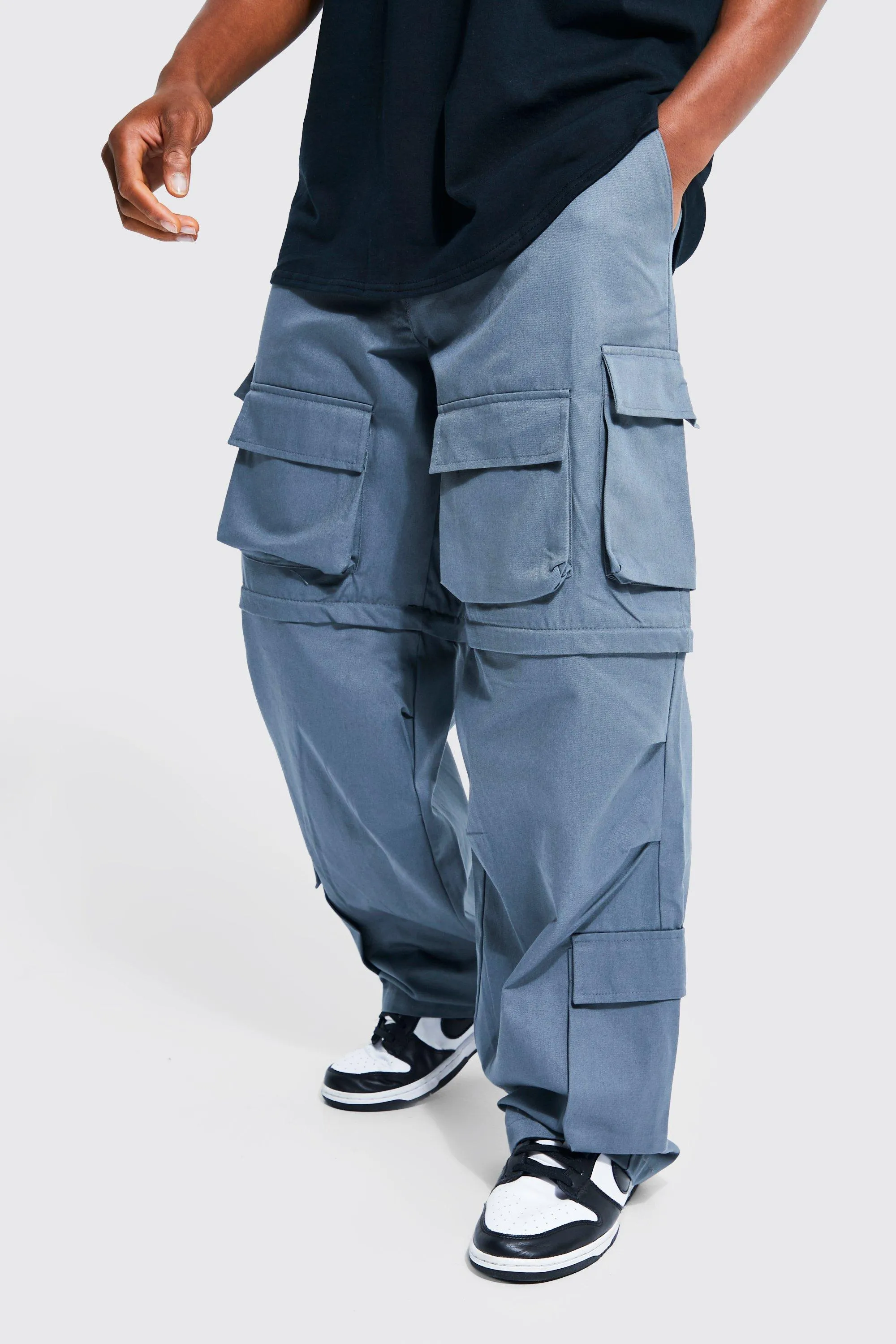 Fixed Waist Oversized Cargo Trouser