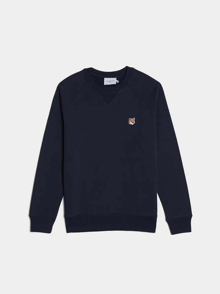 Fox Head Patch Classic Sweatshirt, Navy