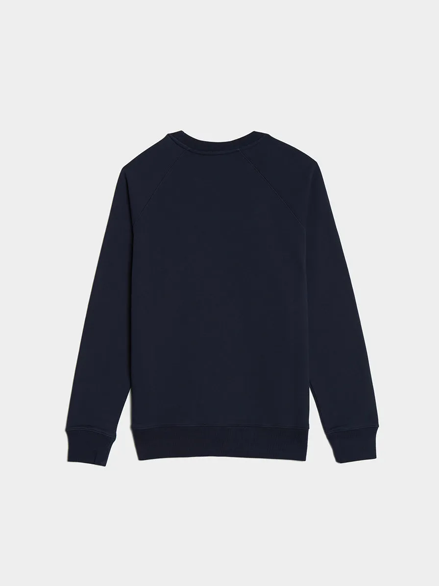 Fox Head Patch Classic Sweatshirt, Navy