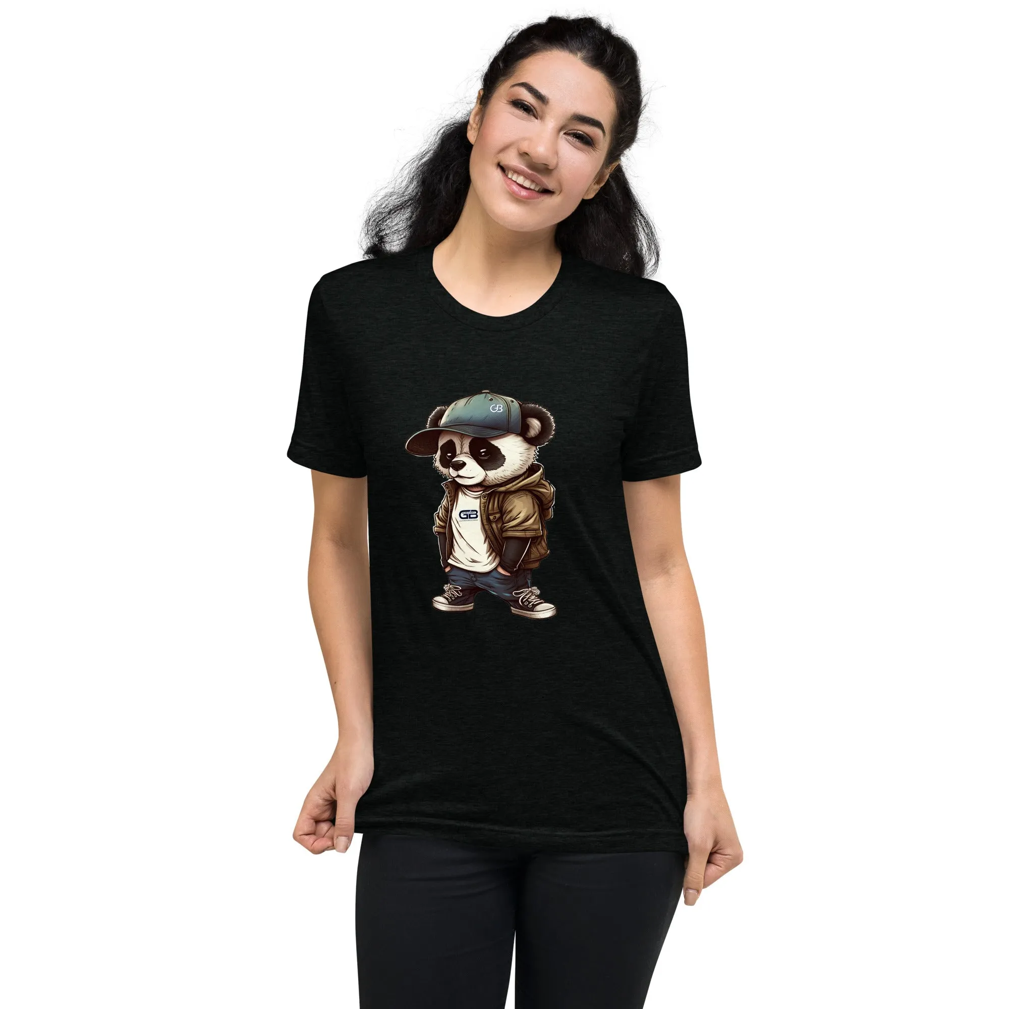 Gerald Black Gold Label HipHop Panda Unisex Short sleeve t-shirt