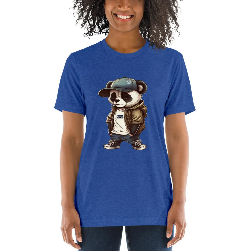 Gerald Black Gold Label HipHop Panda Unisex Short sleeve t-shirt