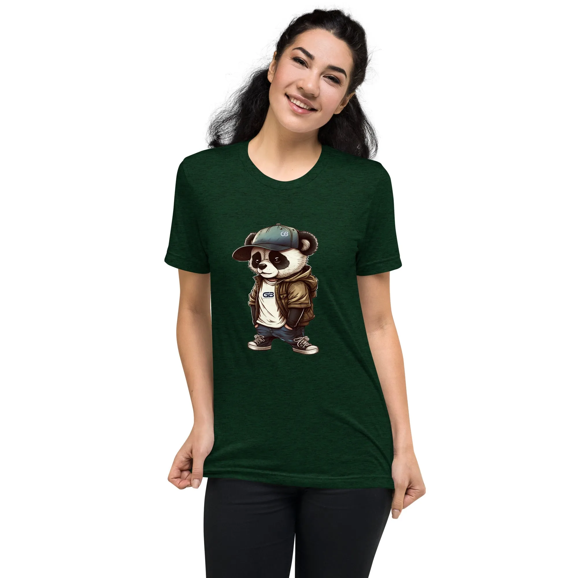 Gerald Black Gold Label HipHop Panda Unisex Short sleeve t-shirt