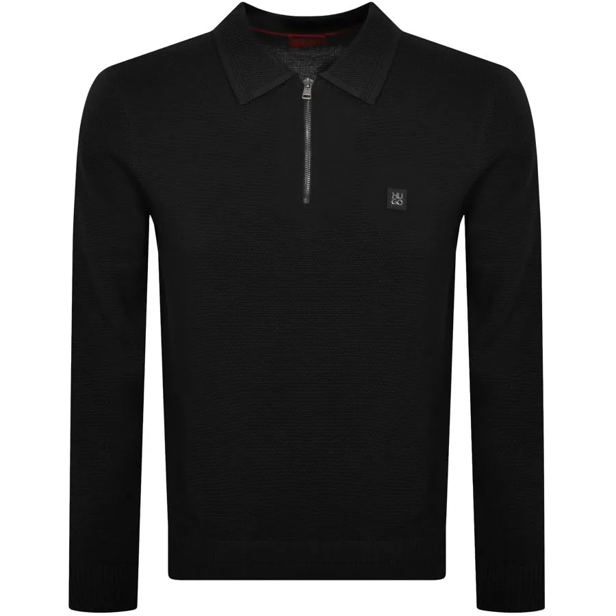 HUGO Sastor Knit Jumper Black