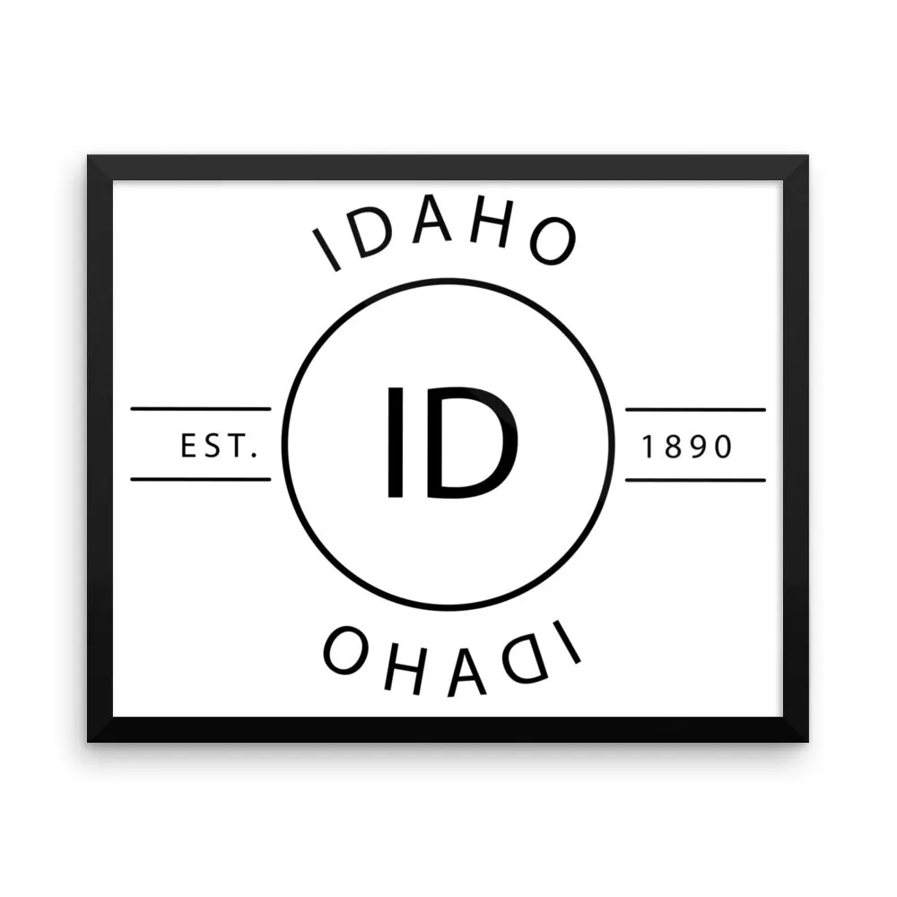 Idaho - Framed Print - Reflections