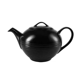 Jan-000080 Jan Blancnoir Black/Cream Tea Pot