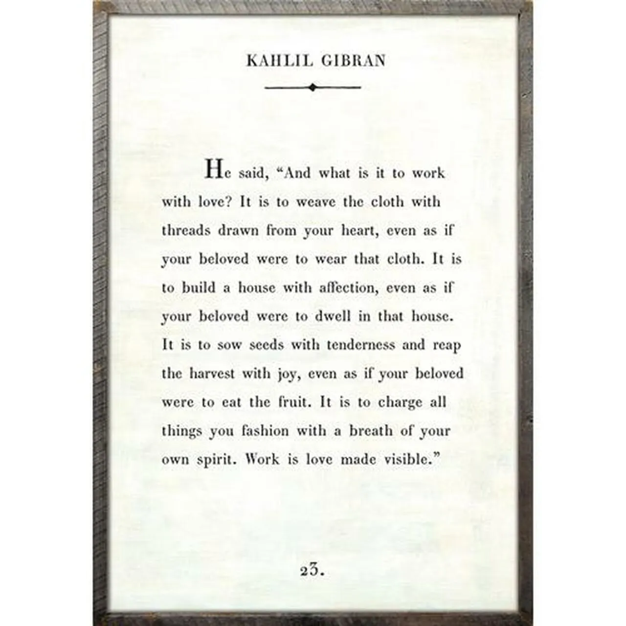 Kahlil Gibran Art Print