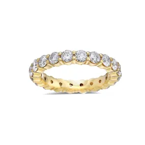 Ladies 14k Yellow Gold With 2.30 CT Diamond Wedding Band