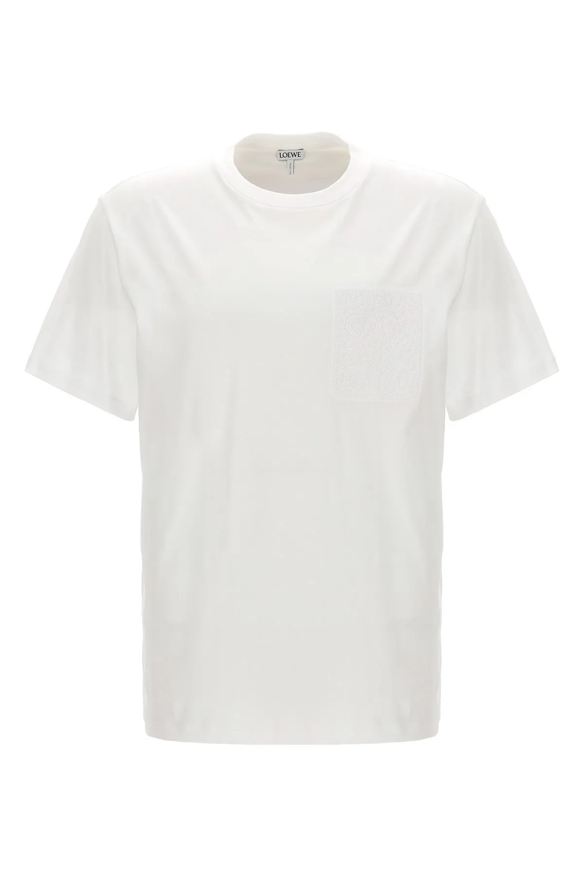 LOEWE  |Crew Neck Unisex Blended Fabrics Plain Cotton Short Sleeves