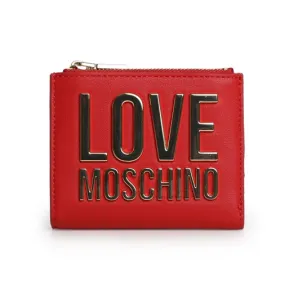 Love Moschino Logo Plaque Bi-Fold Wallet