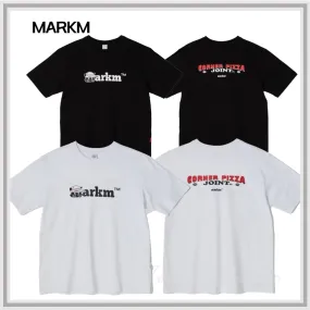 MARKM  |Unisex Street Style Short Sleeves Logo T-Shirts