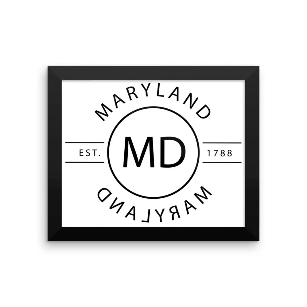 Maryland - Framed Print - Reflections