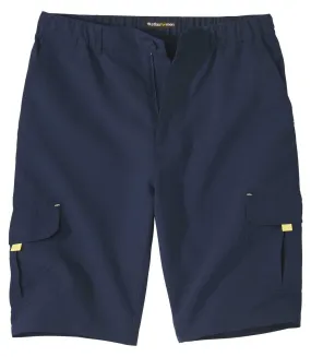 Men's Microfibre Cargo Shorts - Navy