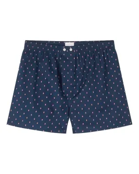 Navy Pure Cotton Classic Fit Boxer Short