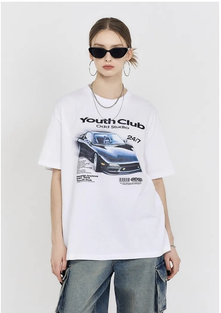 Odd Studio  |Unisex Street Style Short Sleeves Logo T-Shirts