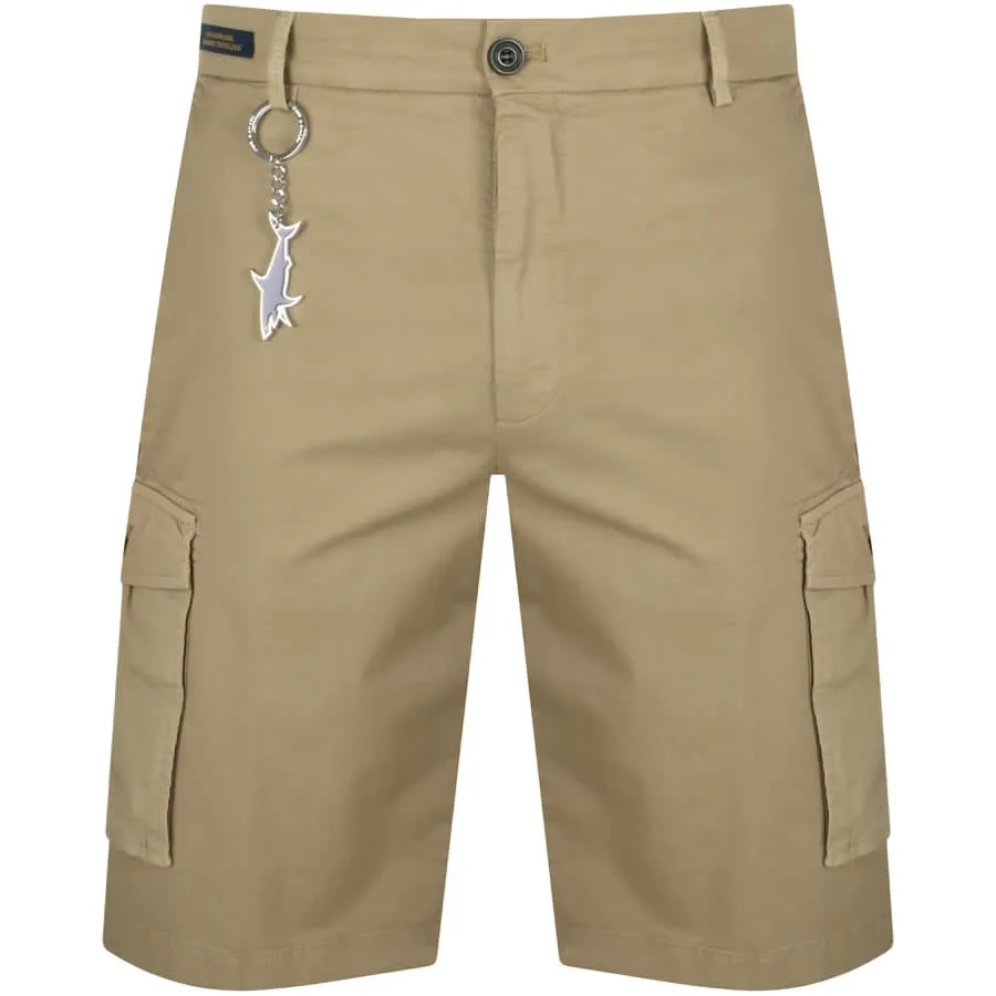 Paul And Shark Cargo Shorts Beige