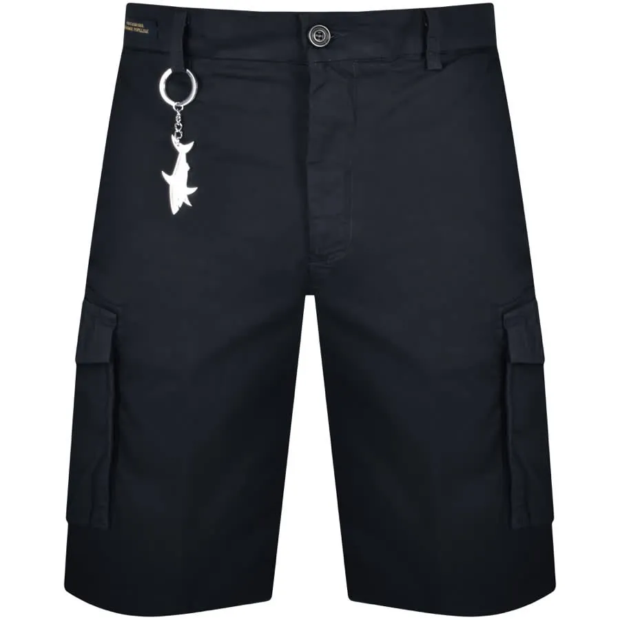 Paul And Shark Cargo Shorts Navy