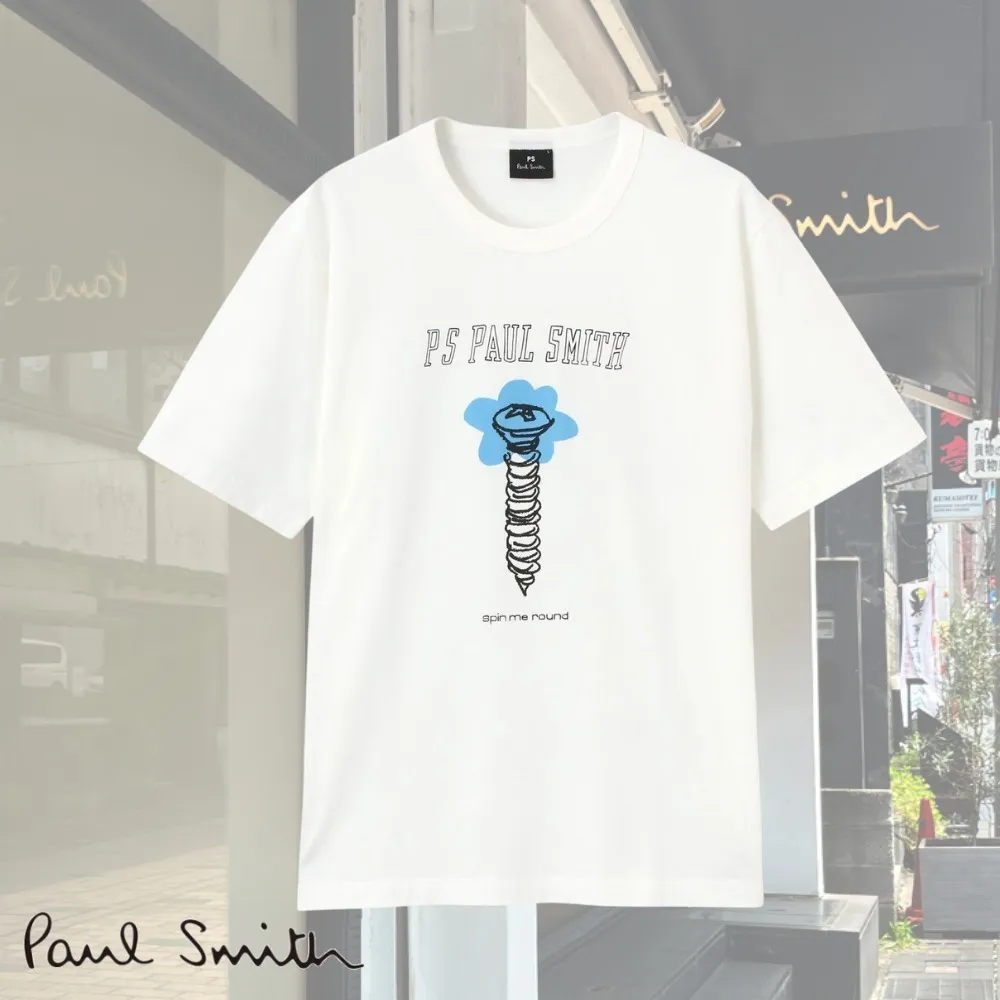 Paul Smith  |Unisex Street Style Cotton Short Sleeves Logo Skater Style