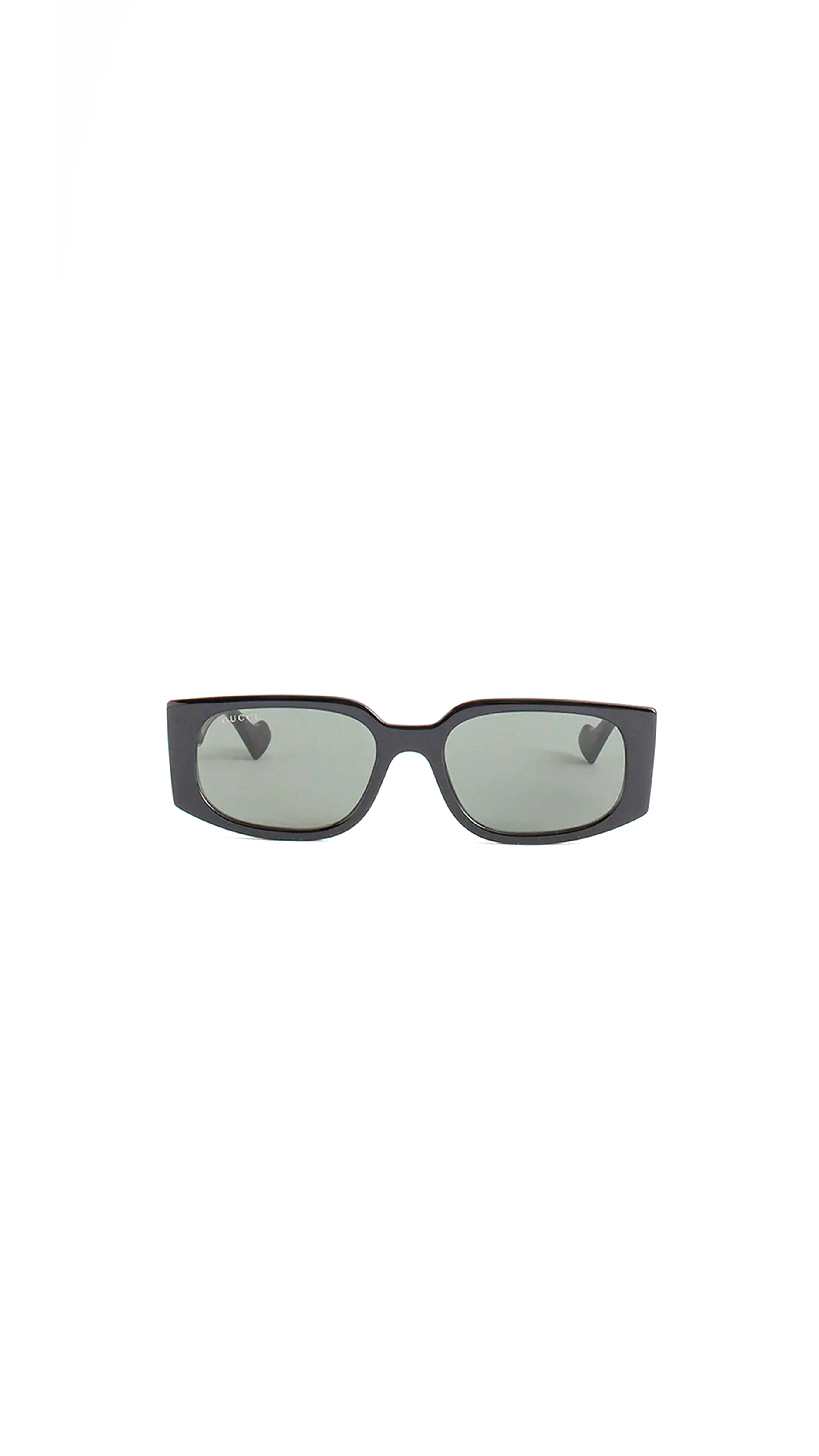 Rectangular Frame Sunglasses - Black