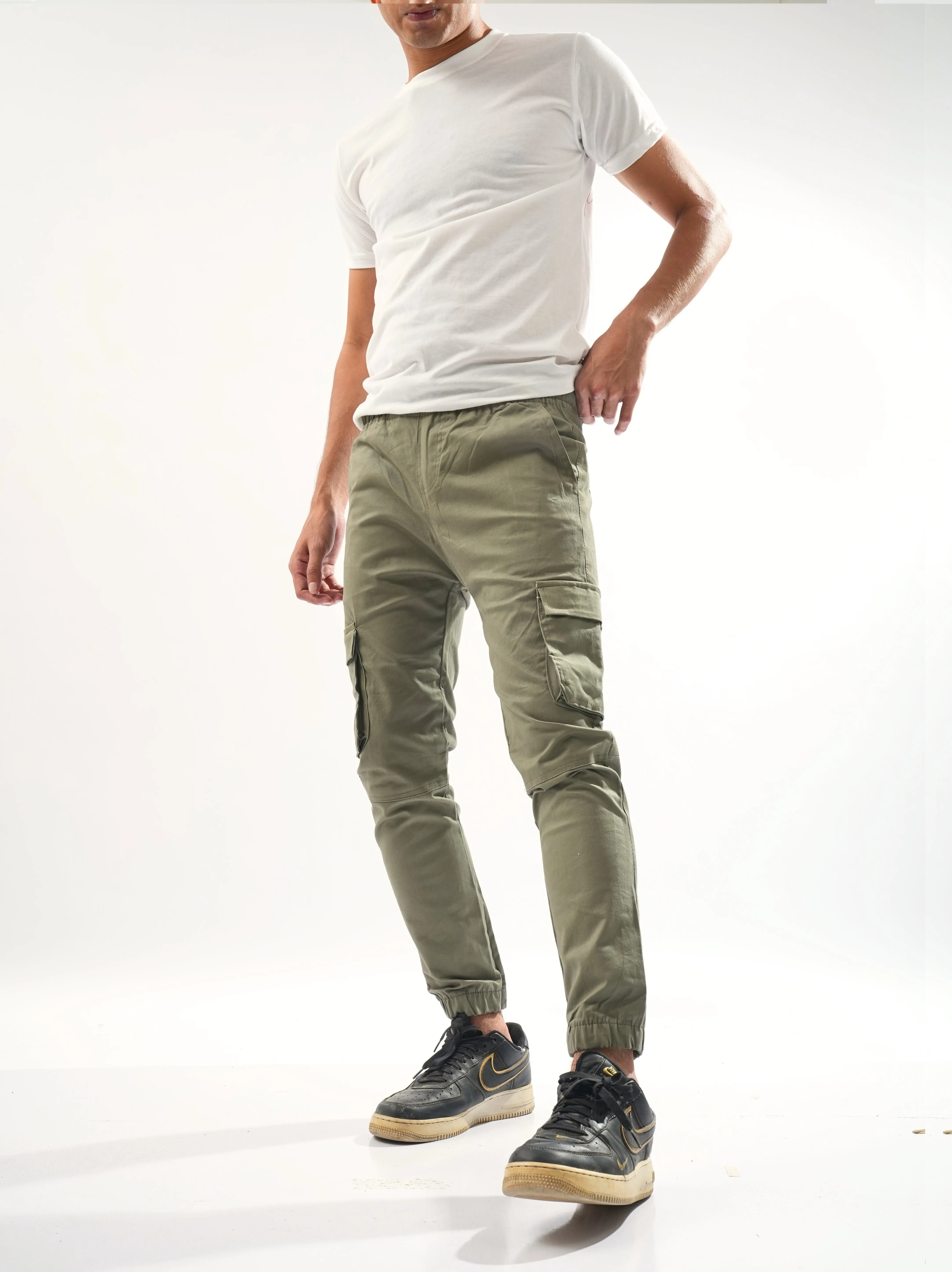 Regular-fit Sage Cargo Pants