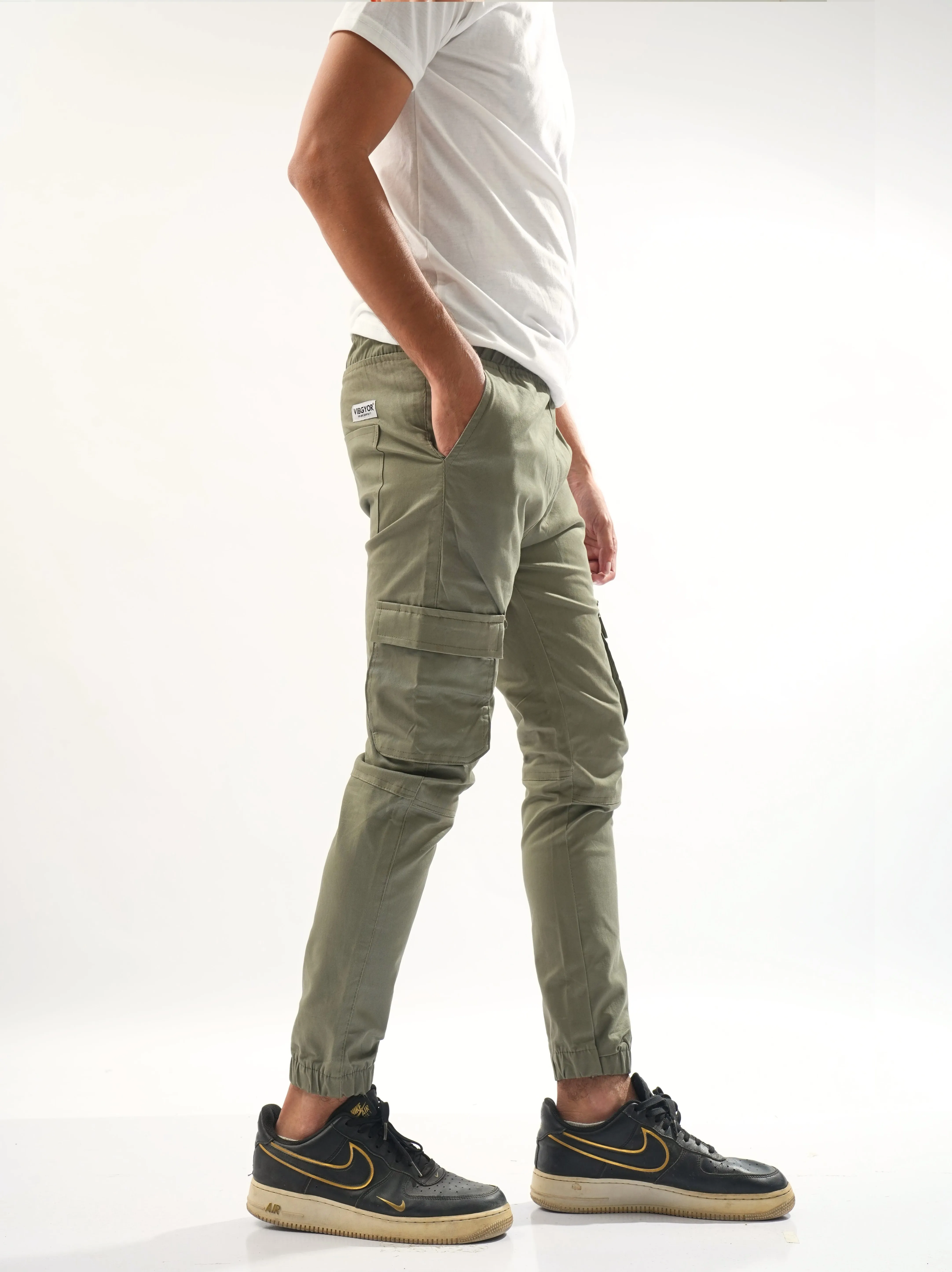 Regular-fit Sage Cargo Pants