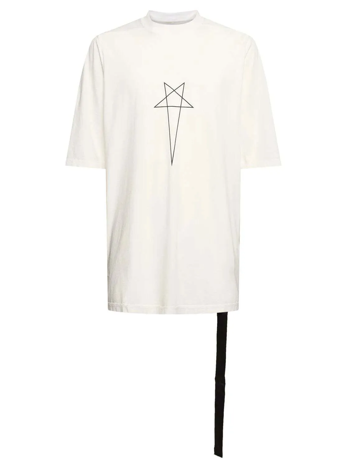 RICK OWENS  |Crew Neck Star Unisex Street Style U-Neck Plain Cotton