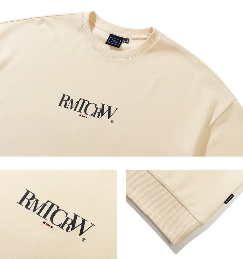 ROMANTIC CROWN  |Crew Neck Unisex Street Style U-Neck Cotton Short Sleeves