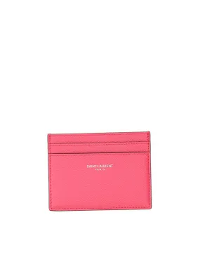 Saint Laurent Logo Detailed Card Case